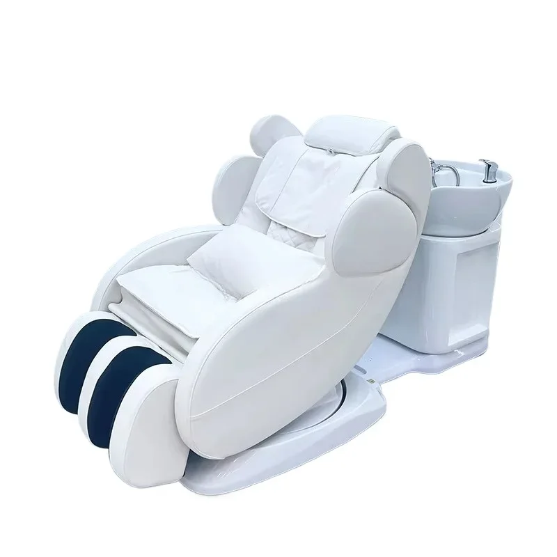 

Парикмахерское кресло с массажем и функцией мытья головы: практичное, прочное, простое в использовании для комфортного салонного процесса мытья волос