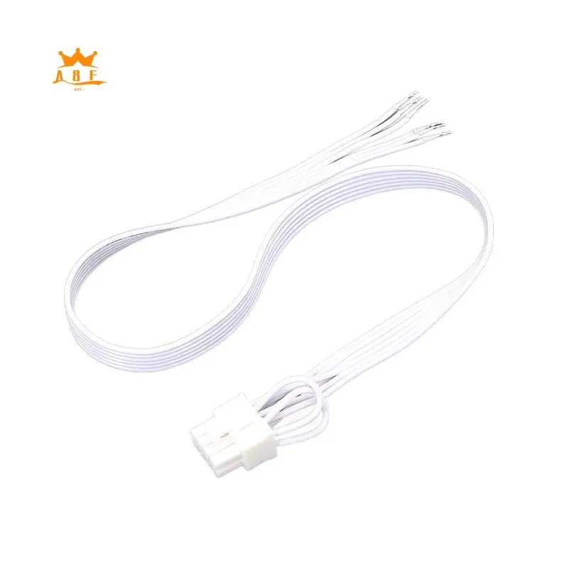 

A08E-Semi-Finished Modular Cable Small 5557 3.0Mm Terminal For Graphics Card 8-Pin 6+2 Ribbon Cable 60Cm 5Pcs