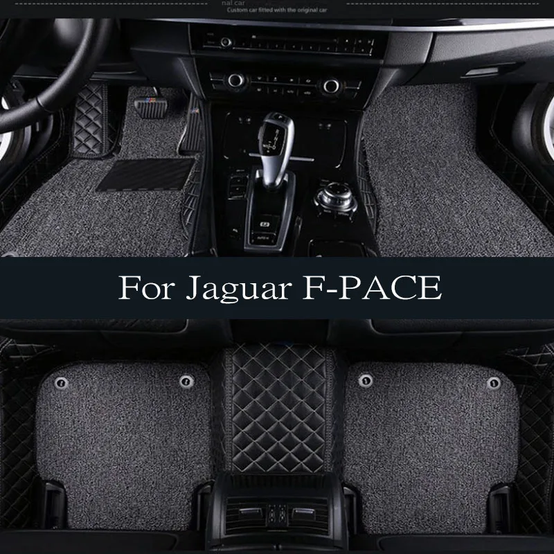 

Car Floor Mats For Jaguar F-PACE 2016 2017 2018 2019 2020 Custom Auto Foot Pads Automobile Carpet Cover Interior Accessories