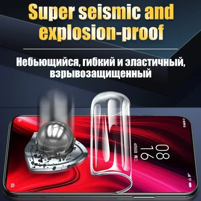 5 قطعة هيدروجيل فيلم ل IQOO 12 113 11 Z7x Z6 لايت Z9S Z10x Z9 توربو نيو 10R 6 7 9s برو زائد واقي للشاشة فيلم لينة