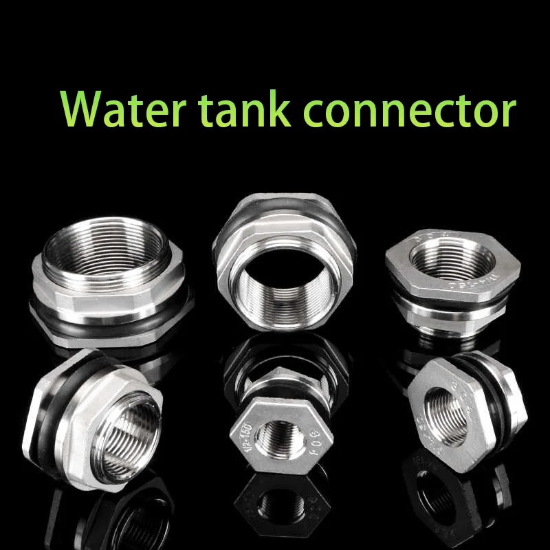 

304 Stainless Steel Water Tank Joint Inlet/Outlet Internal/External Thread Fish Tank Water Bucket Accessories Oil Drainage Joint