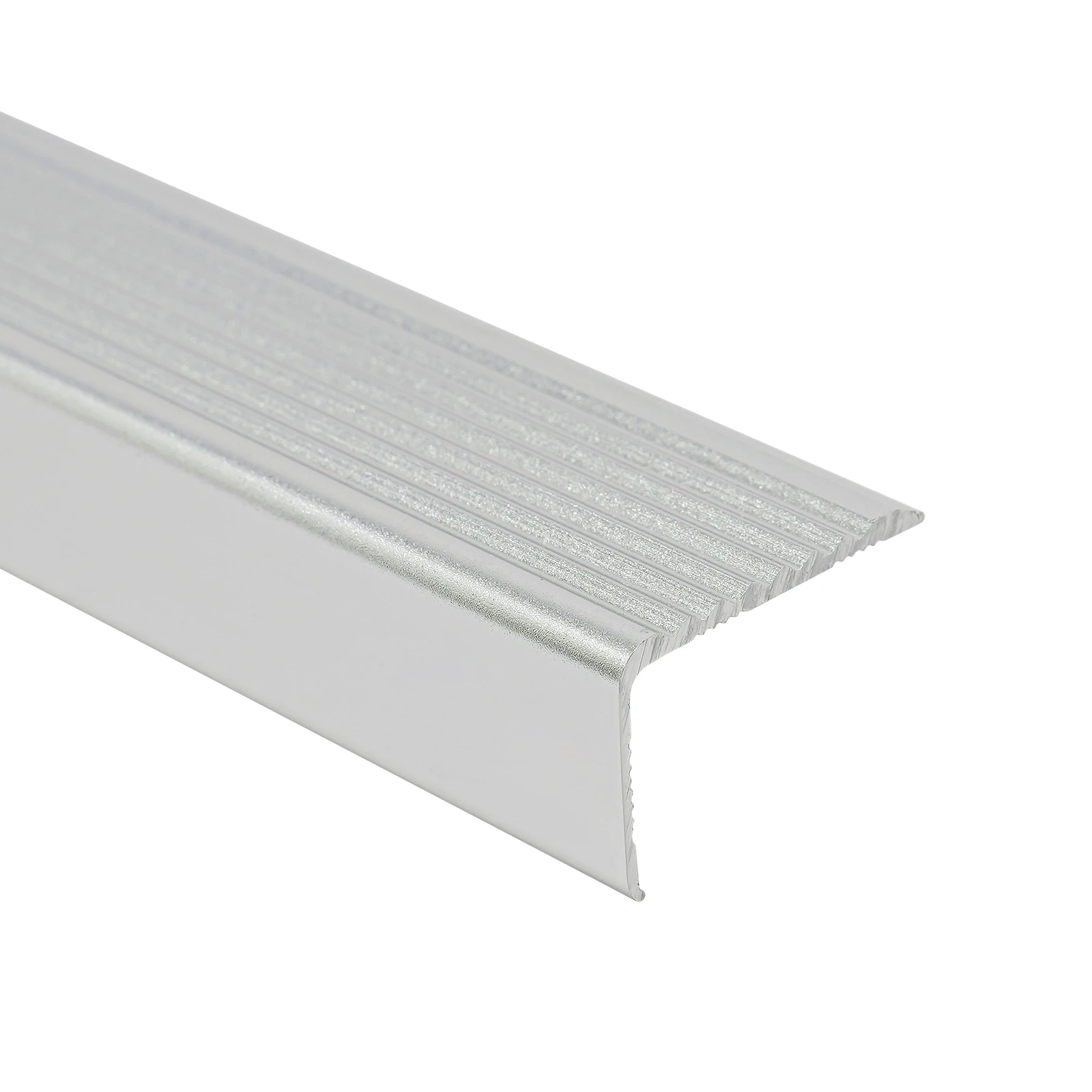 10PCS L-shape Stair Edge Protector, Aluminium Alloy Stair Corner Trim Strips, Step Edge Trim
