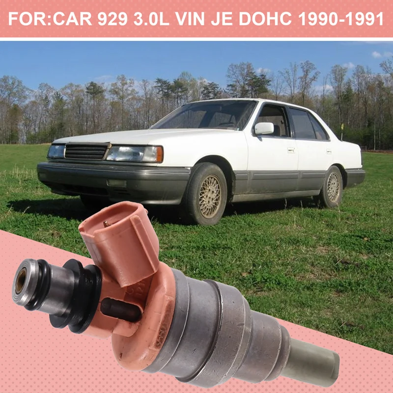 Fuel Injector For 1990-1991 Mazda 929 3.0L Vin JE DOHC 195500-2030-A73X