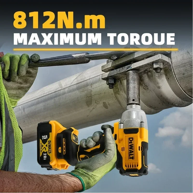 DeWalt DCF892 Brushless Electric Wrench 1/2Inch High Torque 3 Speed Impact Driver Auto Repair Power Tools for Dewalt battery
