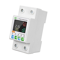 Tuya WiFi Intelligent Circuit Breaker Backlit Single-Phase Energy Meter Auto-Reclosing Protector with LCD Display Support APP