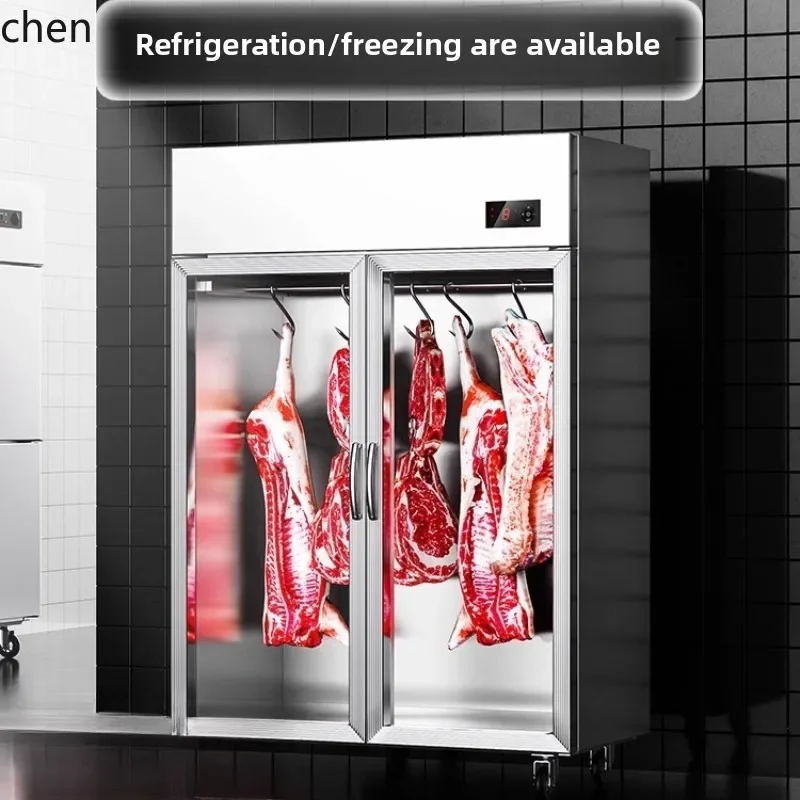 H20-  commercial beef and mutton preservation display refrigerated fresh meat freezer vertical frozen display cabinet