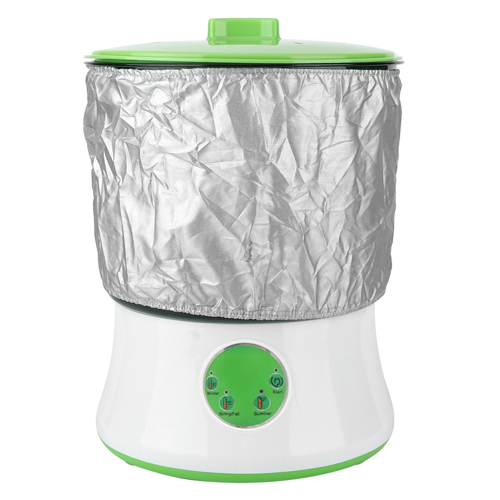 Bean Sprouts Maker Automatic Bean Sprouts Machine Intelligent Household Double Layer Bean Sprouts Machine Maker Grain Tools