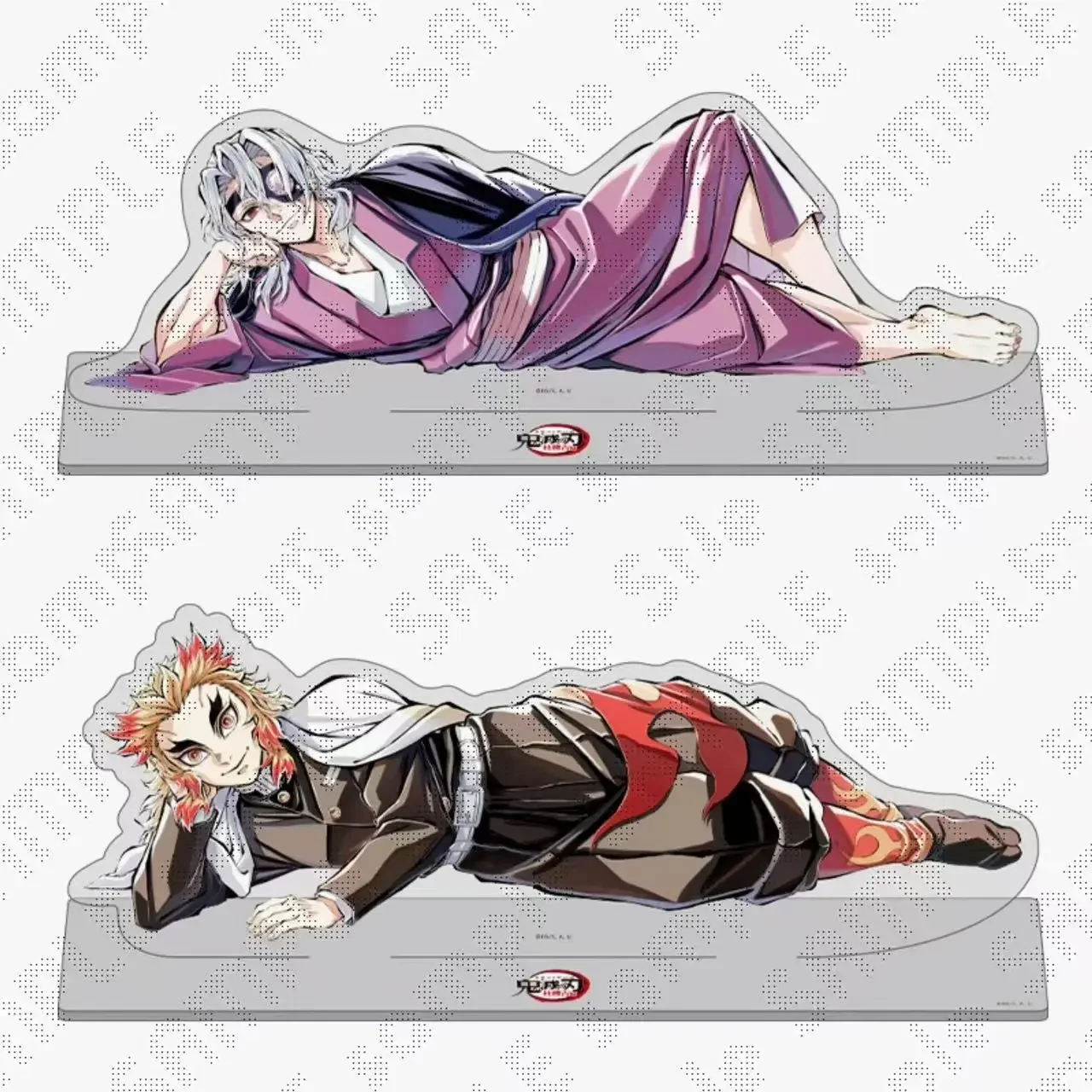 Game Rengoku Kyoujurou Uzui Tengen Acrylic Stand Doll Anime Figure Model Plate Cosplay Toy for Gift