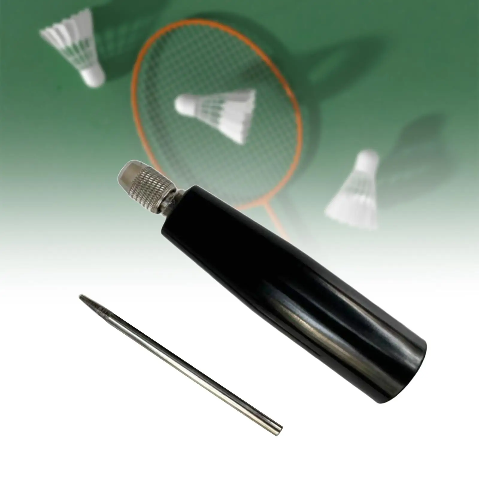 

Прямое шило для ракетки, ручной инструмент, деревянная ручка, эргономичный портативный инструмент для занятий спортом на открытом воздухе, сделай сам, оборудование для натягивания струн