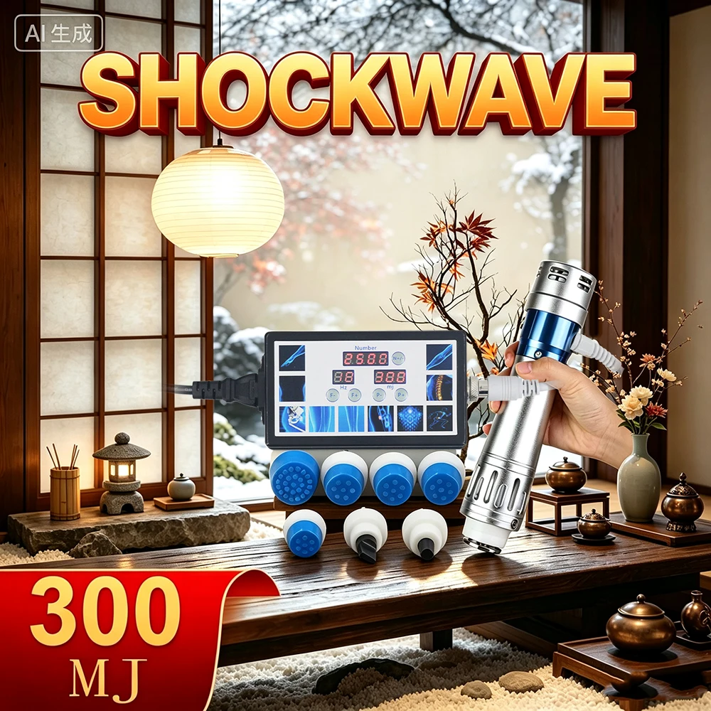300mj Shockwave Therapy Machine Treat Muscle Soreness And Arthritis Pain Relief Shock Wave For ED Treatment New Upgrade