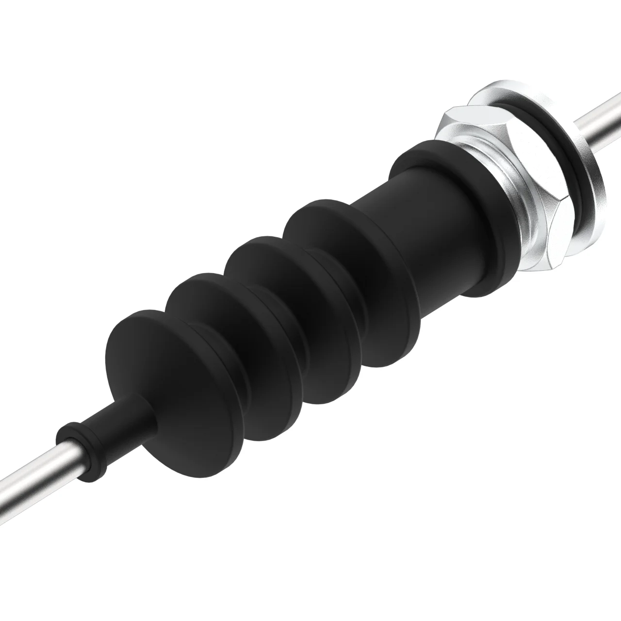 طقم وصلة كروية مؤازرة M3 3 مم لقارب RC - سدادة قابلة للتعديل + سدادة من الختم + قضبان دفع 25-300 مم، أجزاء موصل معدني