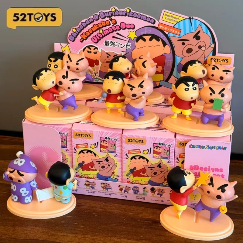 

Genuine 52toys Crayon Shin-Chan Zaemon Cp Blind Box Cute Cartoon Figurine Trendy Toy Desk Decoration Surprise Gift For Kids ﻿ ﻿