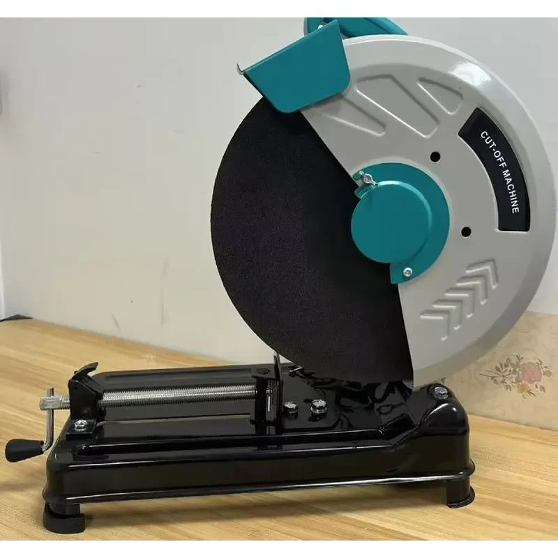 355mm Electric Dry Cutting Machine 110V 220V Desktop Metal Wood Cutter Small Household Saw with Motor Core Components 12kg