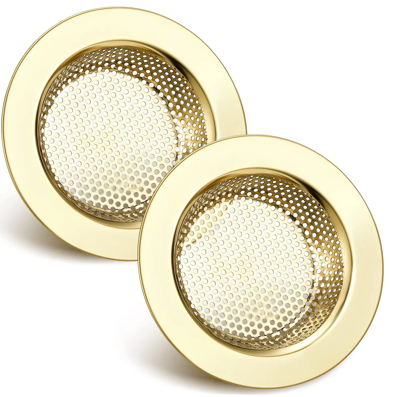 2 PCS Kitchen Sink Filter Stainless Steel Sink Leakage Sewer Washing Basin Filter Kitchen Residue Filter