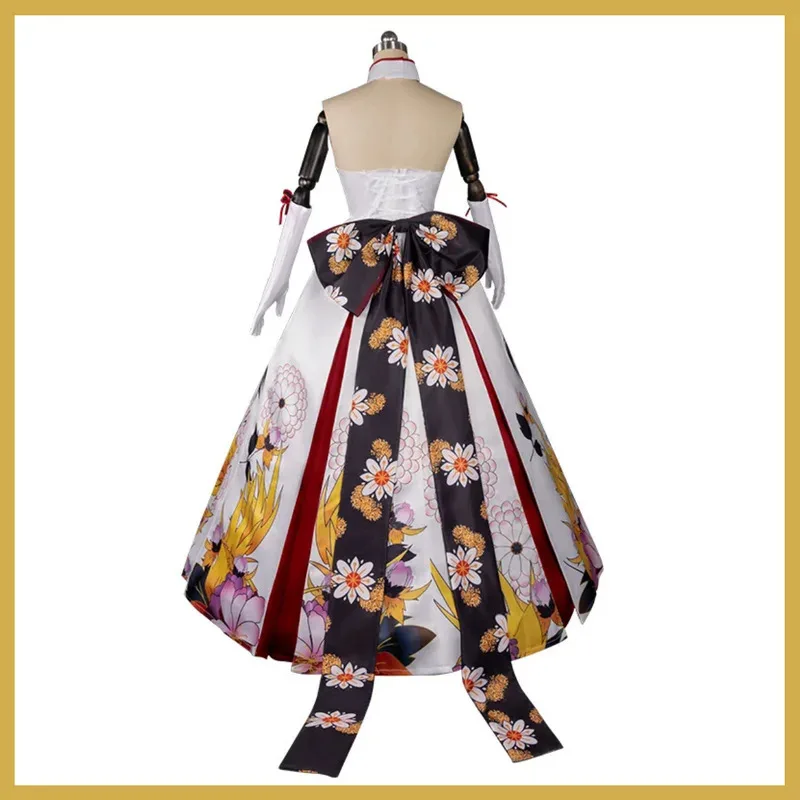 Игра Fate Stay Night Saber Altria Pendragon Косплей Костюм Парик Вечернее платье в китайском стиле Женские сексуальные карнавальные костюмы для вечеринок; 3'v,