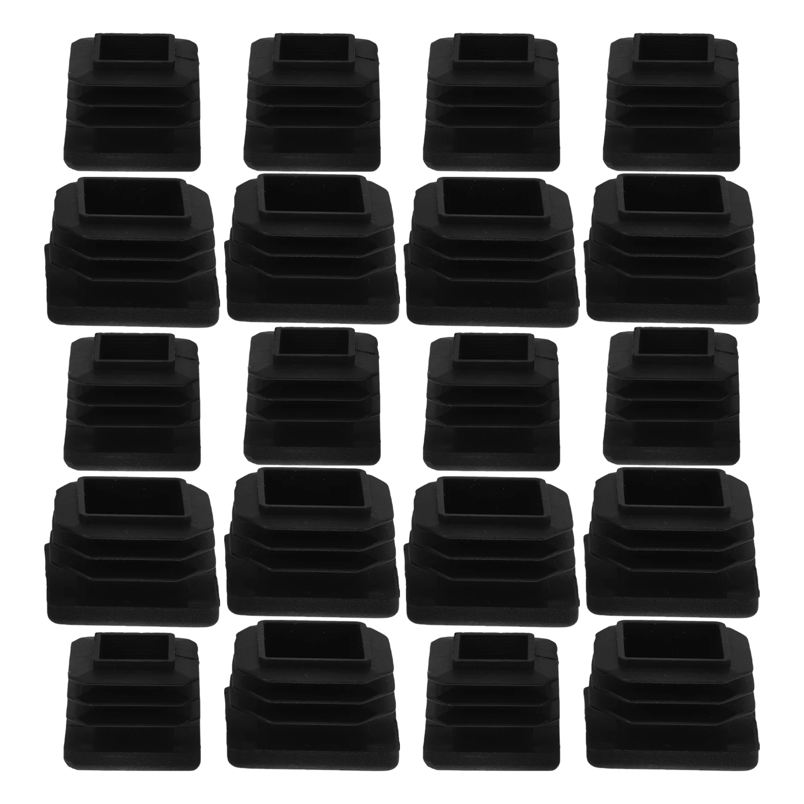 

40Pcs Foot Pad Caps for Chair Legs Furniture Floor Protectors Non-Slip Thickened Table Leg Covers for Hardwood Vinyl Tile