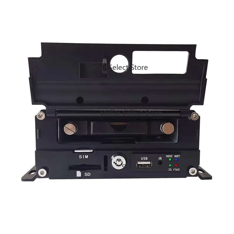 SeemeTech 4-Channel Mobile Digital Video Recorder with 4G GPS RJ45 Wireless H.265 Compression Two-Way Audio