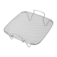 DONQ-Air Fryer Accessories Set-9.37 Inch Stainless Steel Hold Rack, Layer Dehydrator, Toast Rack For 8 To 12QT Air Fryers