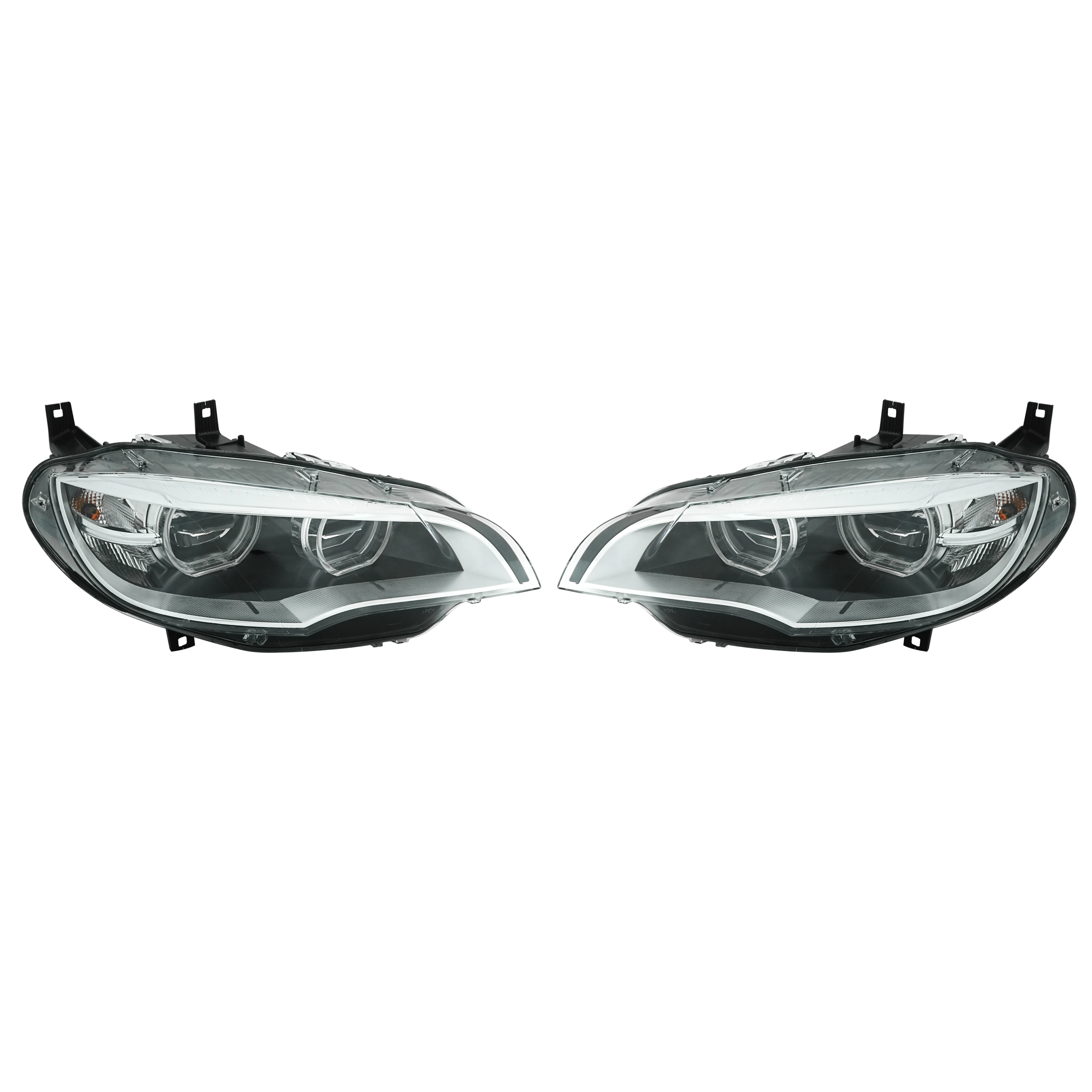 

STLFFor BMWs X6 E71 Compatible Complete LED Headlights Assembly New Condition 6000k Color Temperature