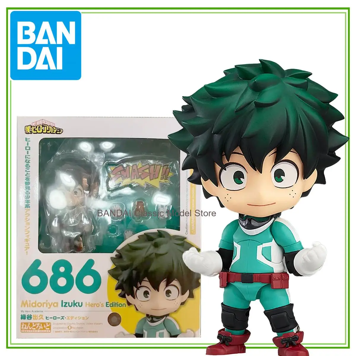 

100% Оригинальный товар в наличии Good Smile Company Nendoroid # Фигурка Мидории Изуку из аниме «Моя геройская академия» (686), подарок на день рождения