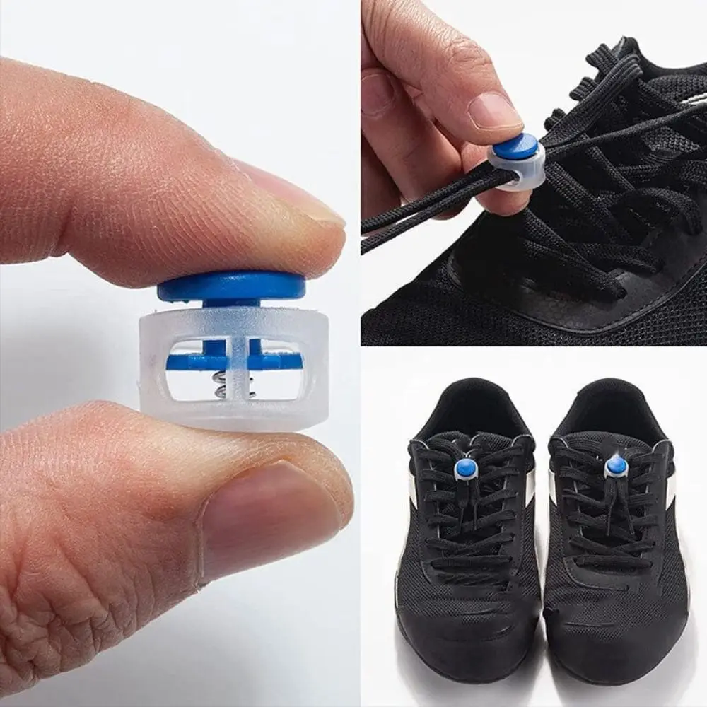 Adjustable Shoelaces Lock Device No Need To Tie Shoe Accessories Lazy Shoelace Buckle Shoelaces Spring Lock