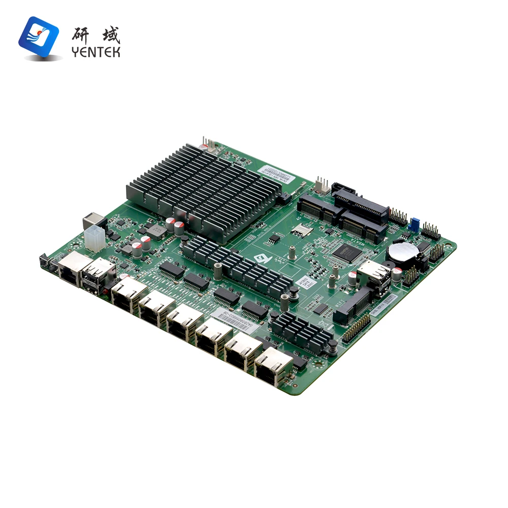 

Motherboard with Processor Celeron J4125 DDR4 VGA GPIO RS232 COM 6 WGI226V Gigabit LAN Industrial Firewall Motherboard