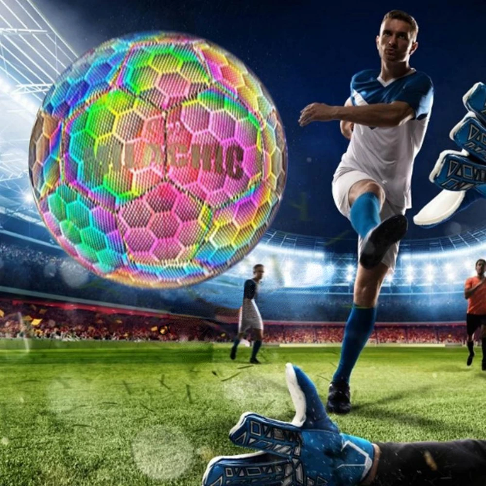 

Multi-colour Football Illuminated Fantasy Ball Mobile Phone Flash Light Up 4/5 Ball Children's Adult Training Game Soccer Ball