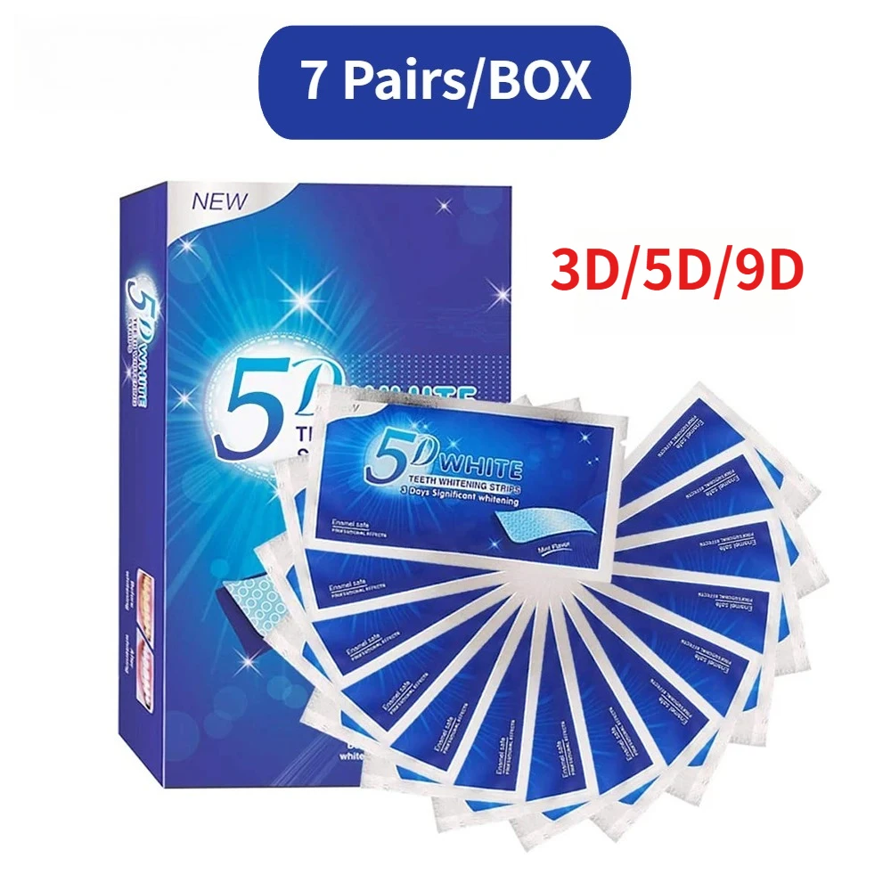 Наклейки для отбеливания зубов – обзор и цена Whitening Strip 3D