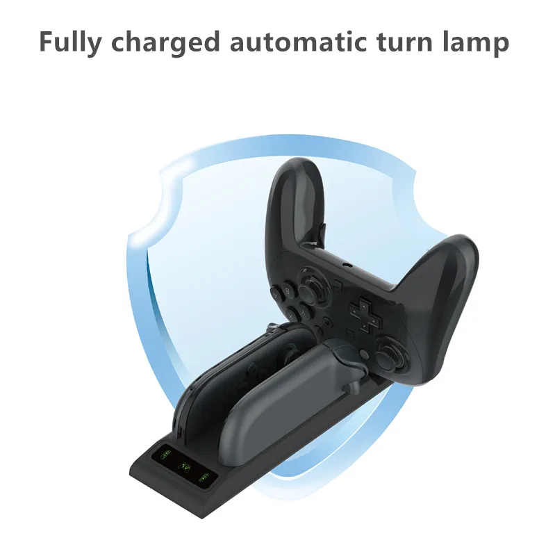 3 في 1 جهاز شحن محطة مهد لنينتندو سويتش 2 NS2 Joy-con Switch 2 Pro تحكم شاحن مؤشر LED لإمداد الطاقة #5