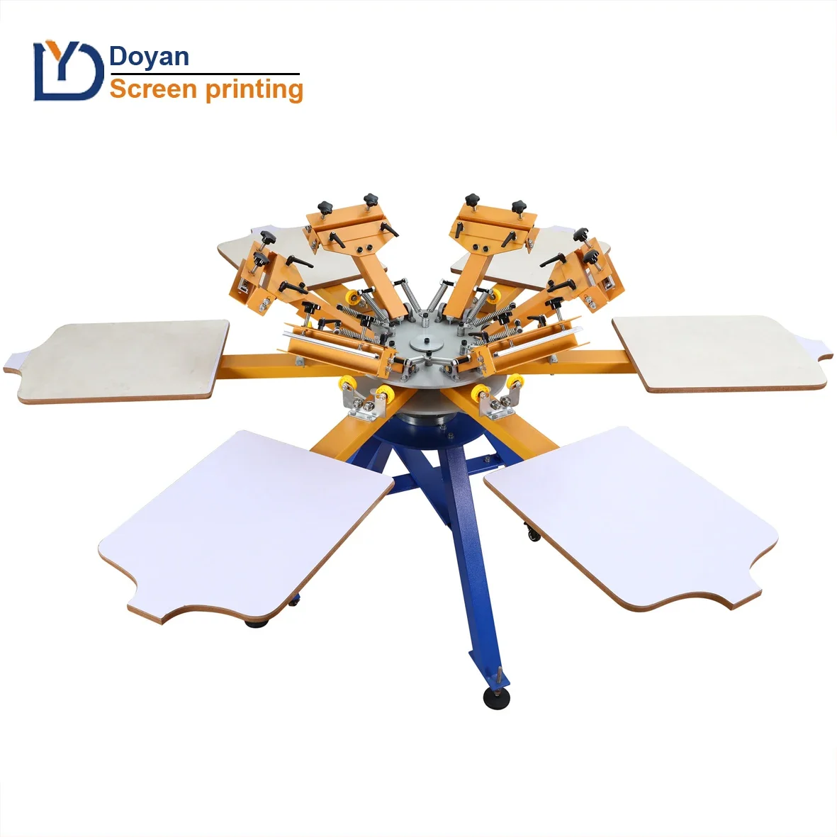 DOYAN Manual 6 Color 6 Station Screen Printing Machine