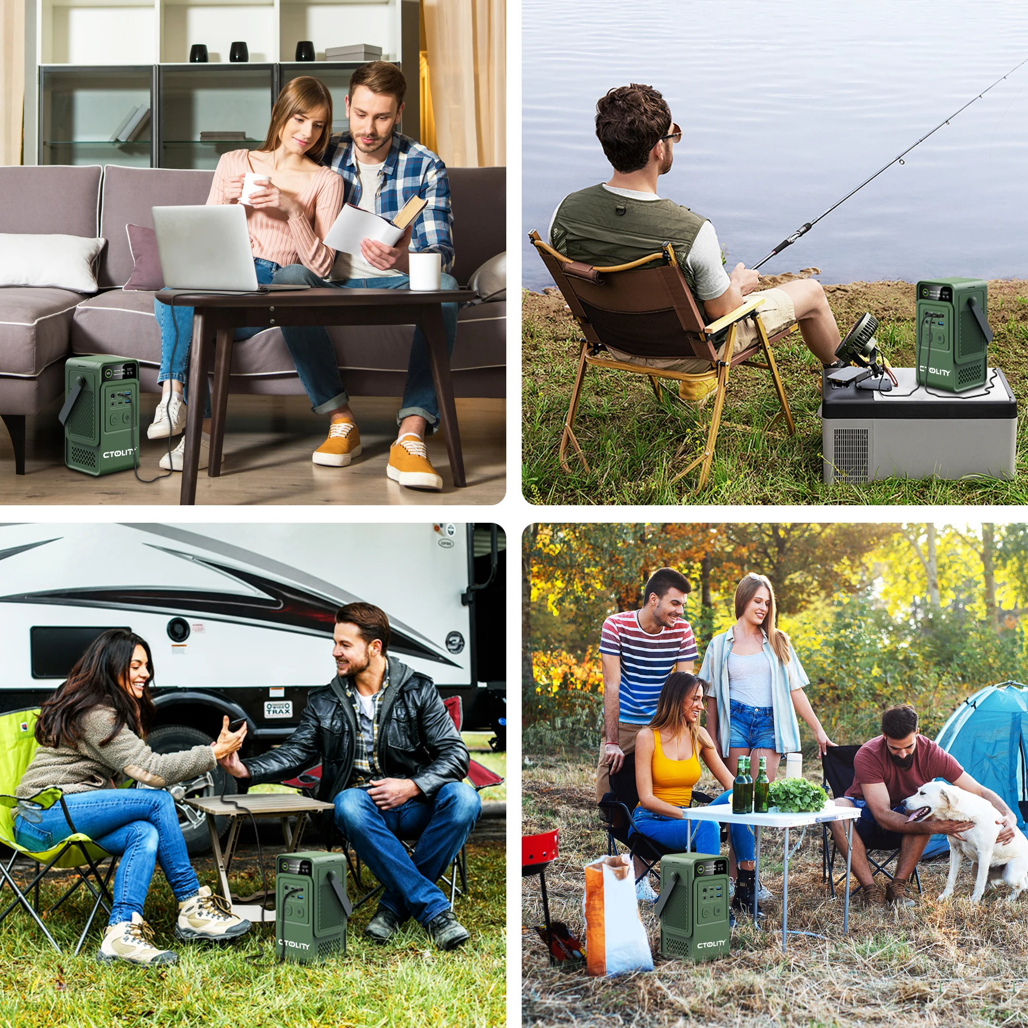 CTOLITY AP200L 192Wh 200W 60000mAh مولد الطاقة الشمسية المحمولة محطة الطاقة المتنقلة Lifepo4 بطارية لتخزين الطاقة في الهواء الطلق #4