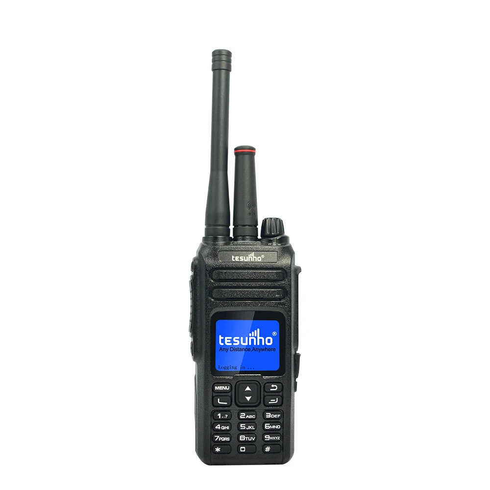 R Portable Analog IP Walkie-Talkie With Trunking System Tesunho TH-680