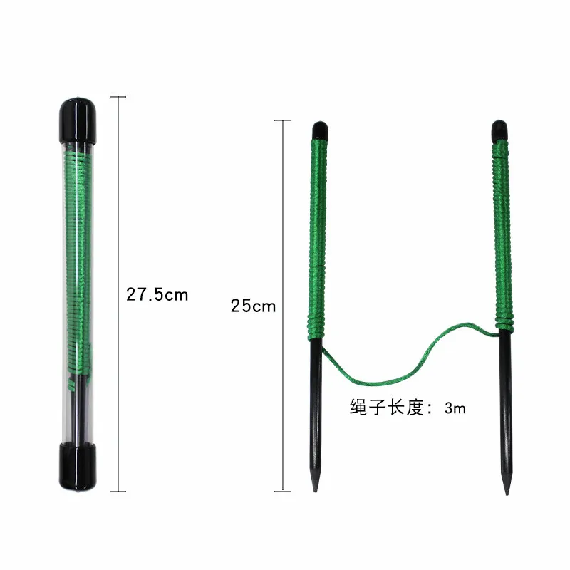 Golf direction rope push rod practice auxiliary direction indicator corrector training rope cutting rod ball position teaching