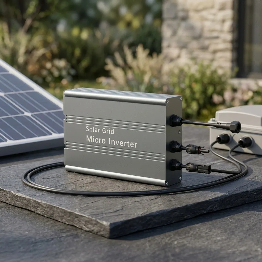 260W Solar Grid Tie Inverter Efficiency IP65 Waterproof Aluminum Alloy For Home Photovoltaic System Power Supply