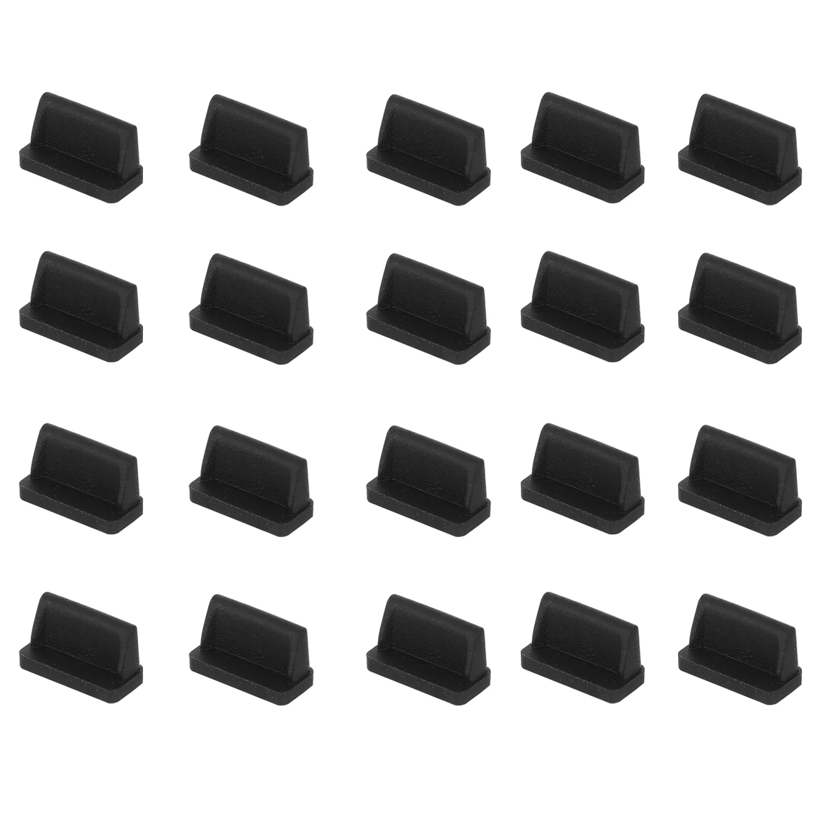 

20 PCS Dust Plug Computer Accessory Stopper Cover Server Television USB End Port Protective Supply Abs