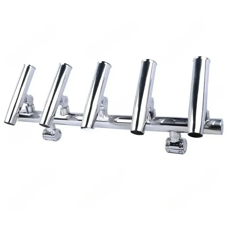 Aluminum Nine Rocket Launcher 9 Fishing Rod Holders for Boat T 1pcs