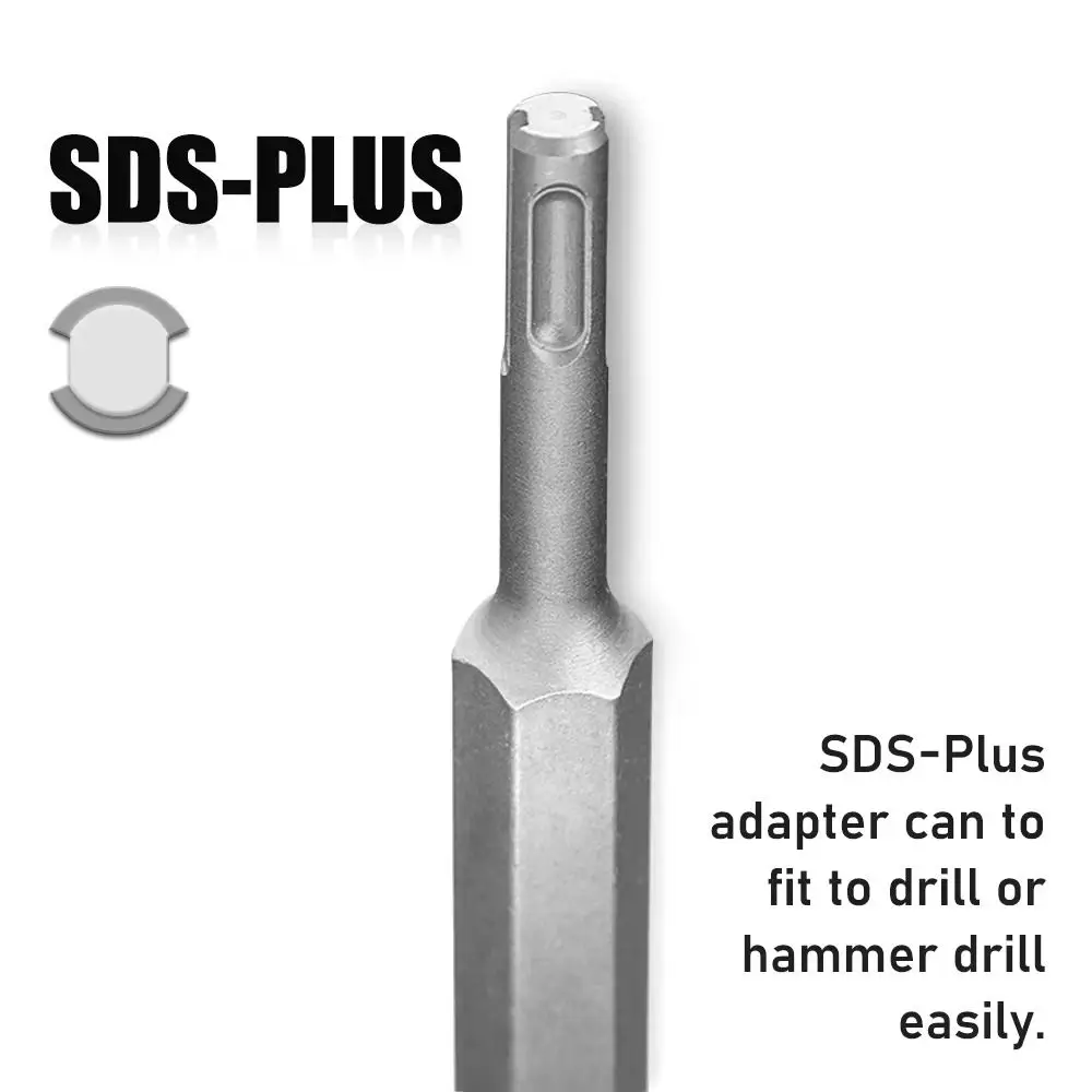 

Alloy Head Bushing Bit Surface Roughening Round Square HexagonTips Concrete Bushing Bit Multifunctional Breaker