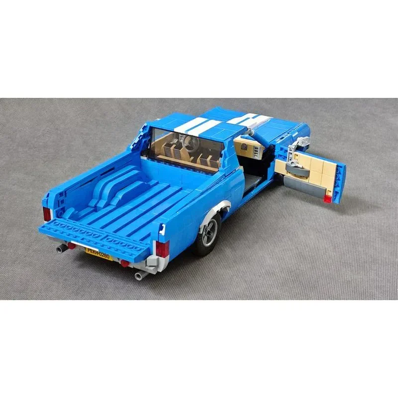 Bloques de construcción de empalme SportsCar para niños, piezas de bloques de construcción, regalo de cumpleaños, nuevo, MOC-99324Blue, model1490