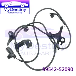 89542-52090 Czujnik prędkości przedniego prawego koła ABS do Toyota Yaris 1.5L 2011 2012 2013 2014 2015-2018 Nowy 8954252090 89542 52090