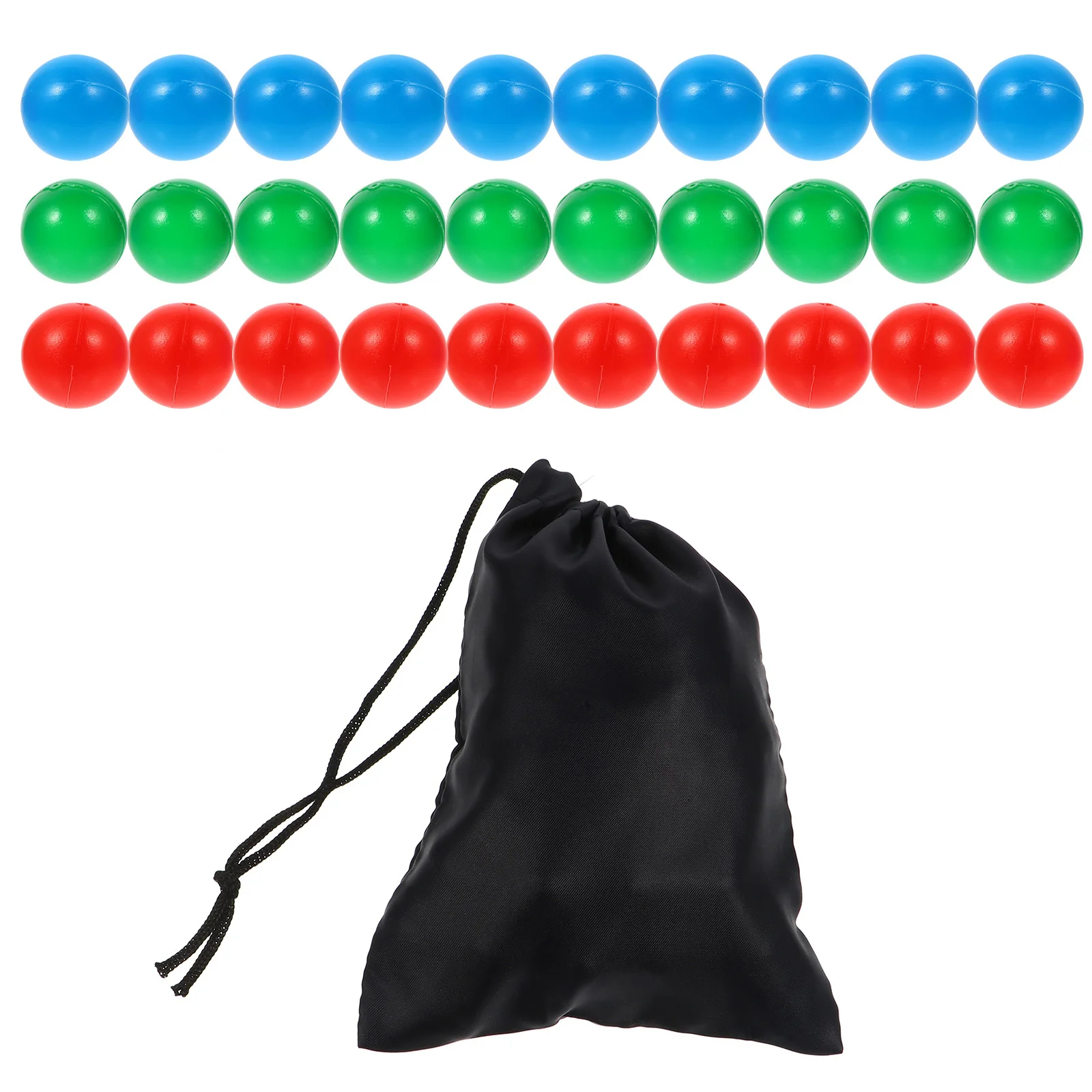 30 Uds. Bolas de enseñanza de 15Mm para niños, bolas de plástico coloridas para contar, aprendizaje de matemáticas, probabilidad, pelota sólida para jugar al aire libre