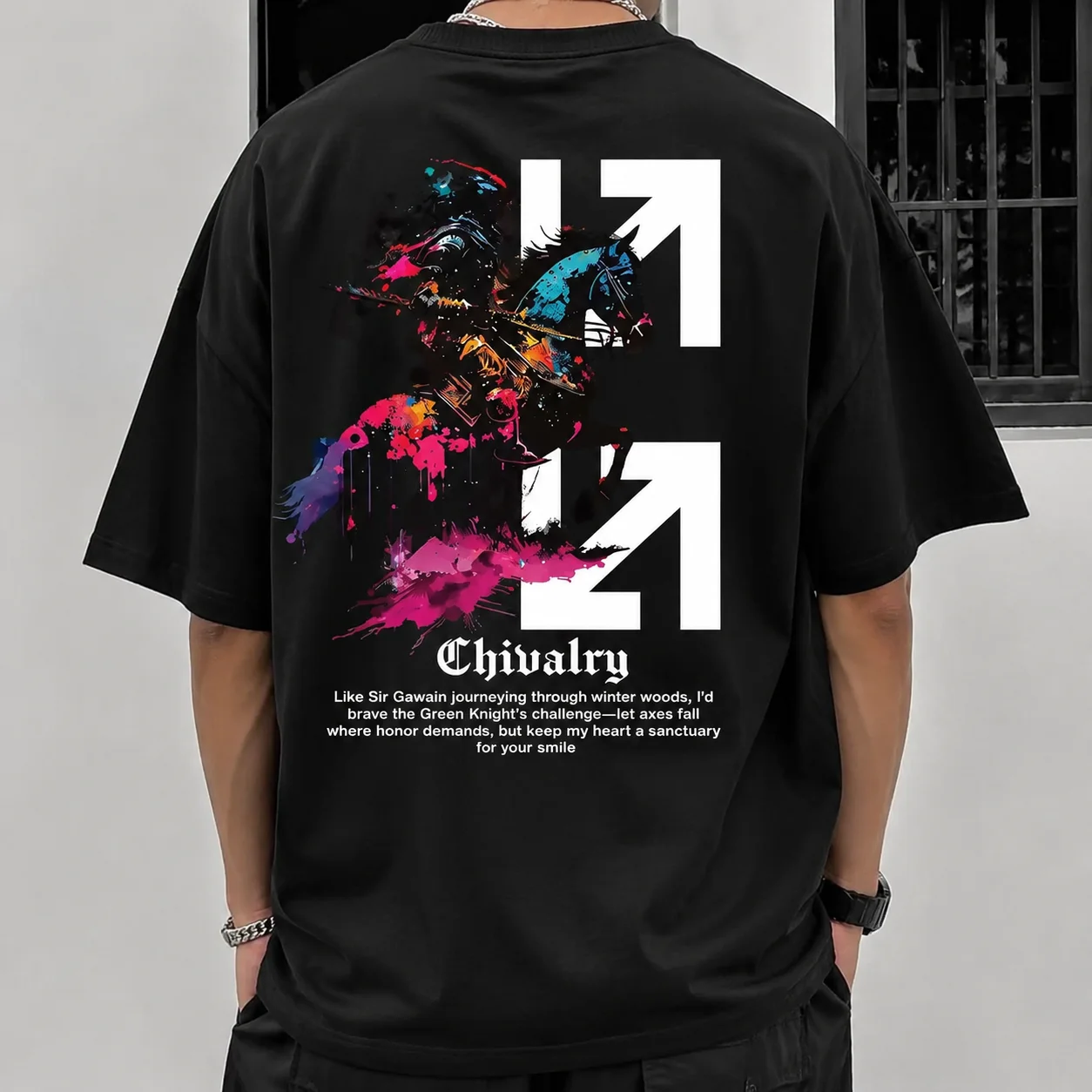 Mens Fashion Combination - Ce t-shirt décontracté pour homme à