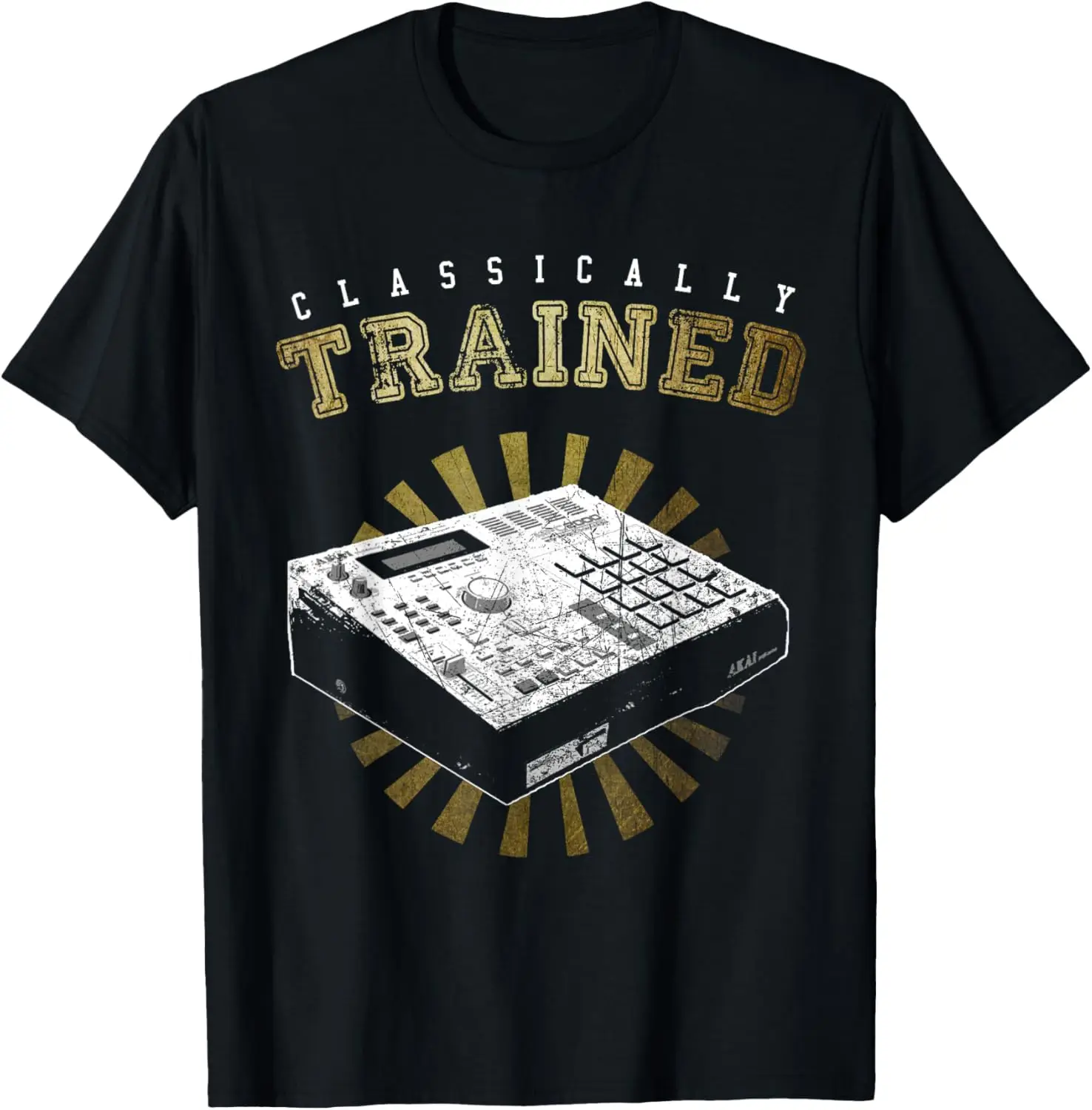 Camiseta de entrenamiento clásicamente con Akai MPC 2000