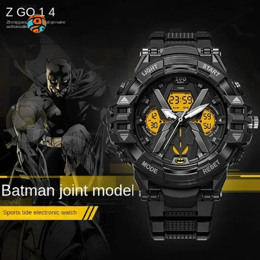 Marvel Joint Limited Batman Watch Valentines Day Gift Male Student Waterproof Shockproof Cool Dual Christmas  For Kids Toys