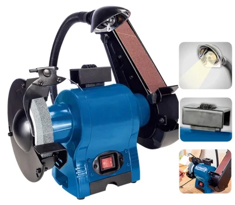 Multi-functional Grinding Wheel and Belt Machine Tabletop Grinding Disc Knife Grinding and Polishing Machine