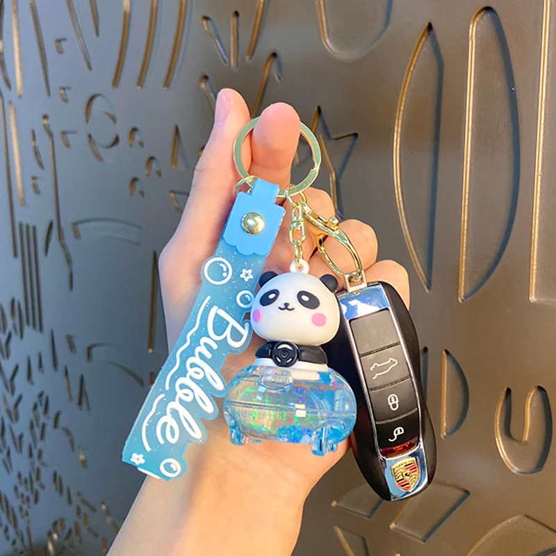 miniso  Small car keychains, car bag pendants, exquisite and high-end small gifts, key chain ornaments