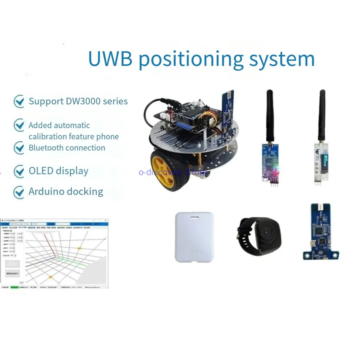 

UWB Positioning and Ranging Development Board Module DW1000DW3000 High-precision Indoor and Outdoor Base Station Label Linkpg