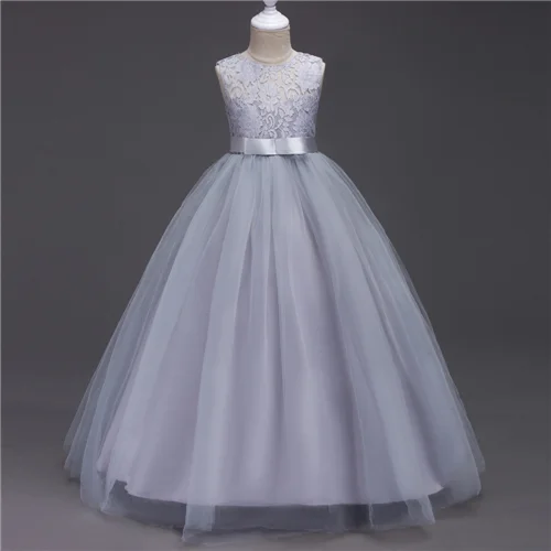 age 8 10 11 12 14 Year Girl Wedding Dress For Party Wear Children Long Dresses for Teenagers Girls Clothes Robe Ceremonie Fille