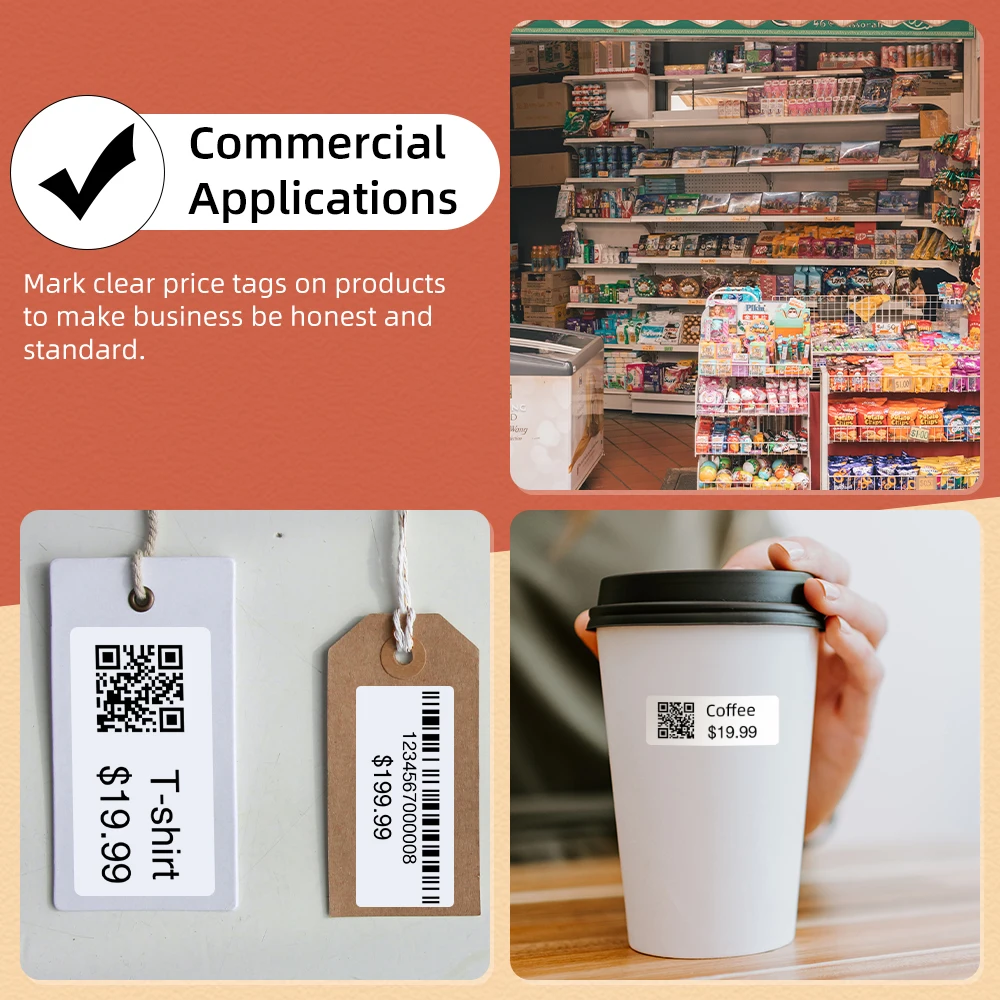 Phomemo Q31 Label printer Inkless Label Maker Mini printer 6-15mm Portable Thermal Printer bluethooth Sticker Labeling Machine