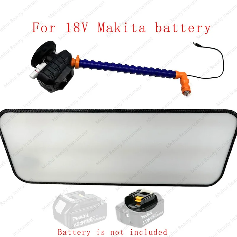 Car Dent Repair Tool, Battery Leveling Light 6 Colors Adjustable, Pit Dent Detection Accessories, Elbow Bracket