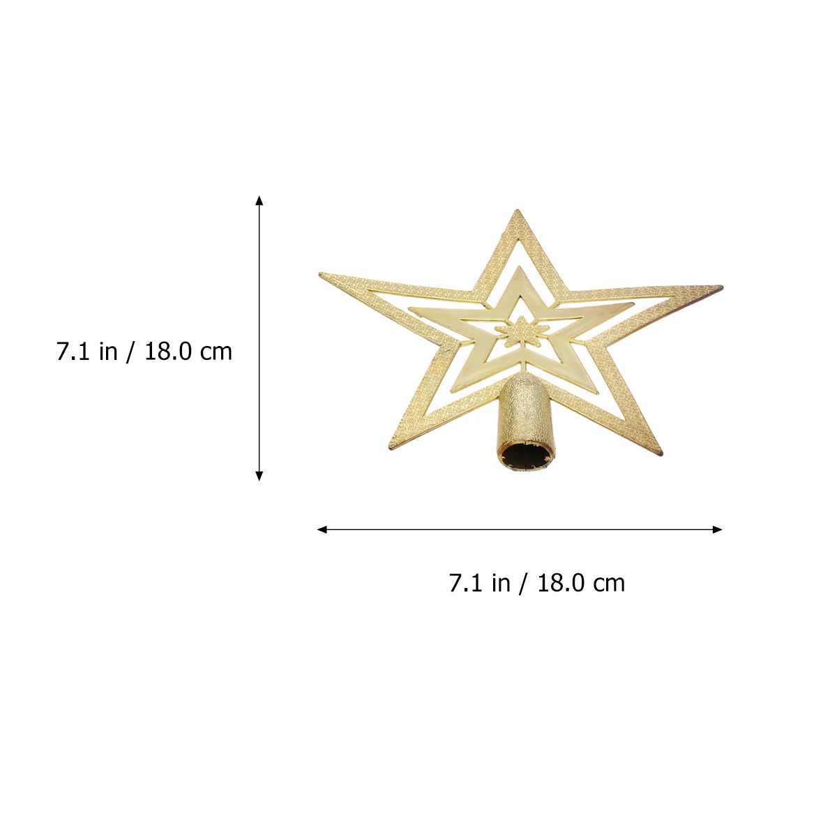 

3 Pcs Tree Top Star Christmas nament Decoration Holiday Party Accessories Home Garden Yard Porch Festive
